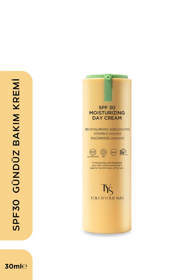 Touch Your Skin SPF 30 Nemlendirici Gündüz Kremi