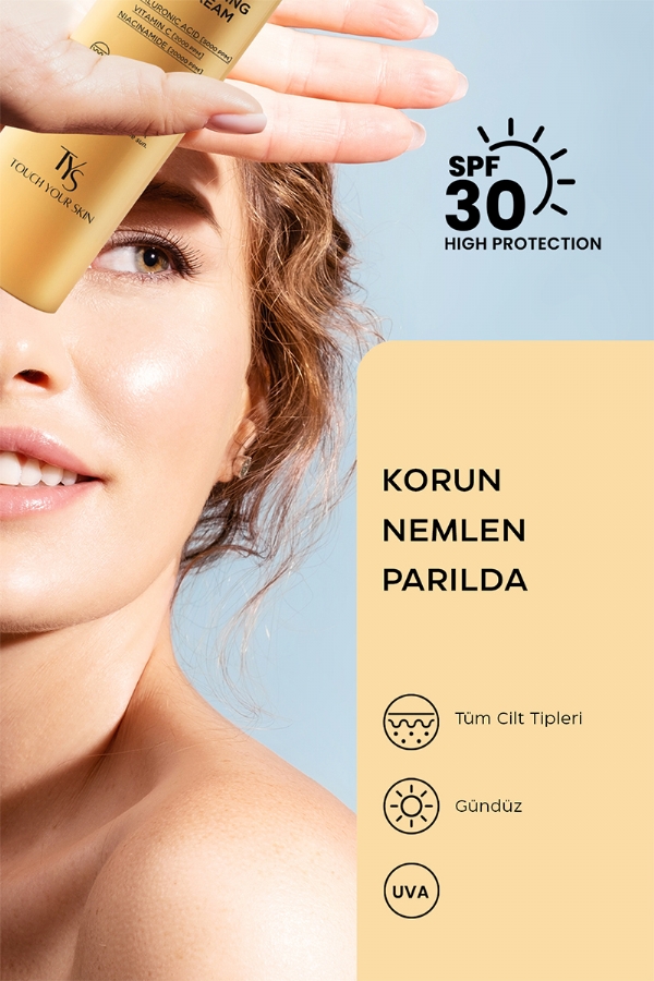 Touch Your Skin SPF 30 Nemlendirici Gündüz Kremi